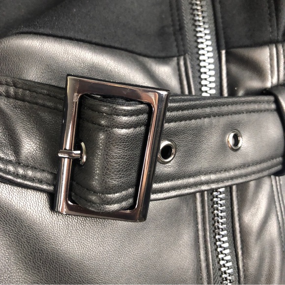 Marciano knit & faux leather jacket - Picture 7 of 10